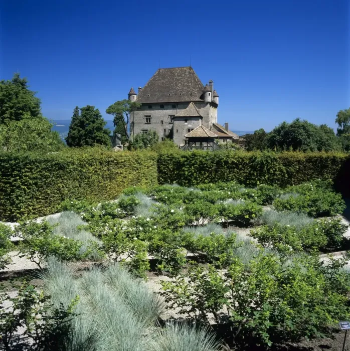 Framed Print : The Chateau and Jardin des Cinq Sens (Garden of the Five Senses), Yvoire, Lake Geneva (Lac Leman), Rhone Alpes, France, Europe Framed Print : The Chateau and Jardin des Cinq Sens (Garden of the Five Senses), Yvoire, Lake Geneva (Lac Leman), Rhone Alpes, France, Europe