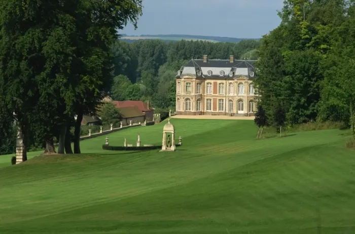 Framed Print : Chateau, Long, Picardy, France, Europe