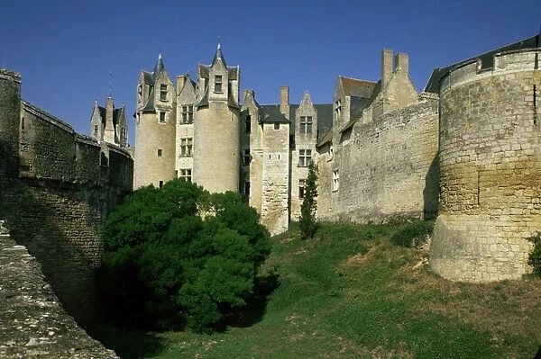 Chateau Montreuil Bellay, near Saumur, western Loire, Loire Valley, France, Europe