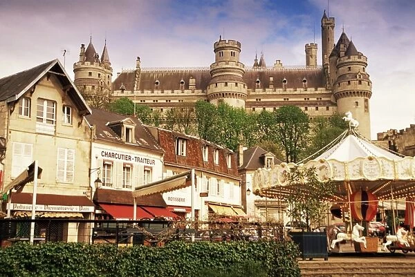 Chateau, Pierrefonds, Oise, Nord-Picardy, France, Europe