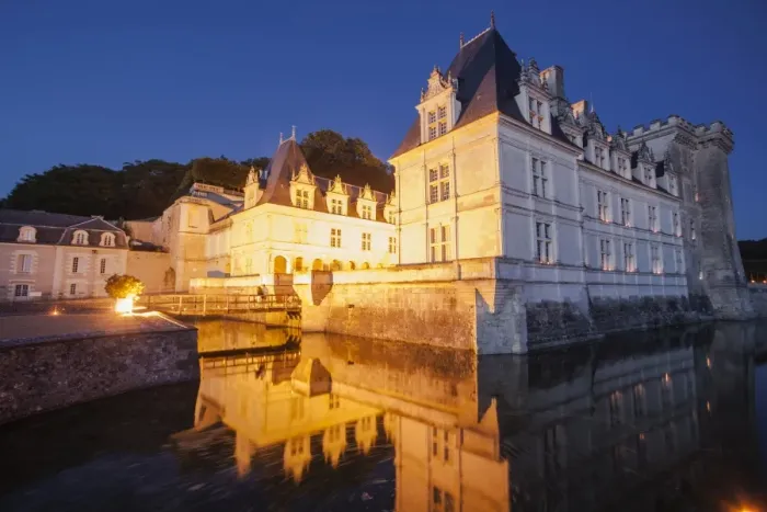 Framed Print : The chateau of Villandry at night, Indre-et-Loire, Loire Valley, UNESCO World Heritage Site Framed Print : The chateau of Villandry at night, Indre-et-Loire, Loire Valley, UNESCO World Heritage Site