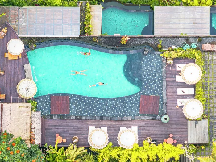 Framed Print : Cheerful boys with mother enjoying swimming in the pool of a luxury resort, Bali, Indonesia Framed Print : Cheerful boys with mother enjoying swimming in the pool of a luxury resort, Bali, Indonesia