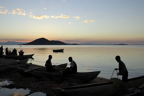 Chembe village, Cape Maclear, Lake Malawi, Malawi, Africa