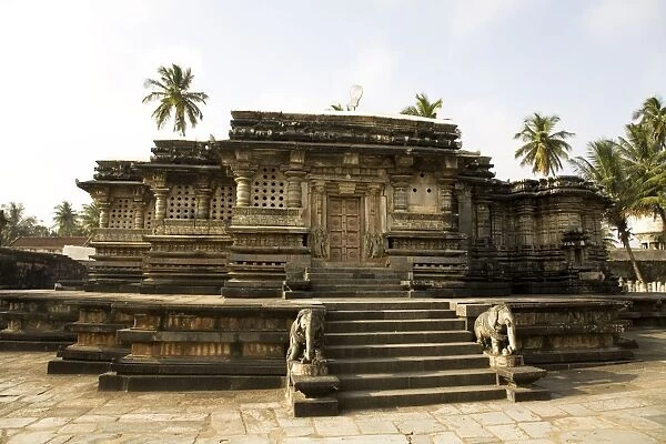 The Chennakeshava Temple built in 1117 AD by the Hoysalas at Belur, Karnataka