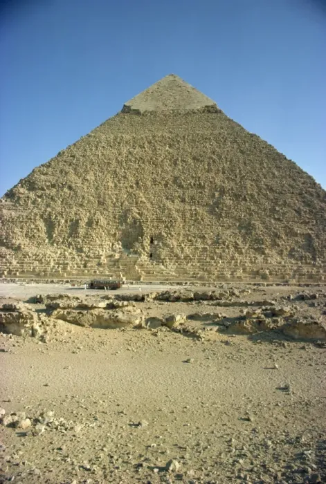 Framed Print : Chephren pyramid, Giza, UNESCO World Heritage Site, near Cairo, Egypt, North Africa