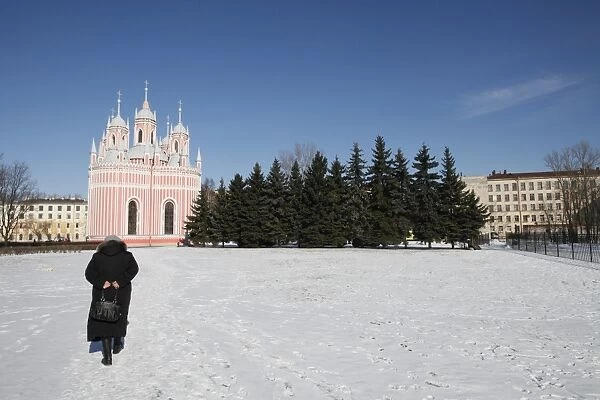Chesma church, St. Petersburg, Russia, Europe