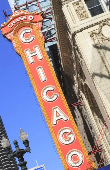 Framed Print : Chicago Theater, Chicago, Illinois, United States of America, North America Framed Print : Chicago Theater, Chicago, Illinois, United States of America, North America