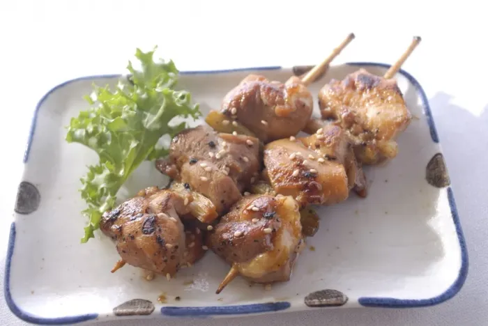 Framed Print : Chicken teryaki and sesame skewer appetizers Framed Print : Chicken teryaki and sesame skewer appetizers