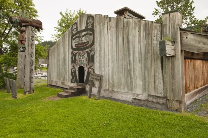 Framed Print : Chief Shakes Tribal House, historic site, Wrangell, Southeast Alaska, United States of America Framed Print : Chief Shakes Tribal House, historic site, Wrangell, Southeast Alaska, United States of America