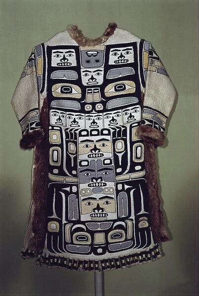 Chilkat shirt, Tlingit from North West Pacific, exhibited in Portland Museum