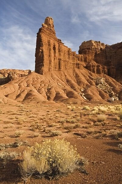 The Chimney, Capitol Reef National Park, Utah, United States of America, North America