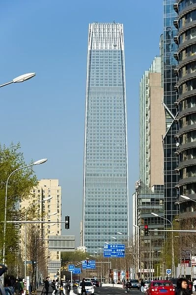 The China World Trade Center by Skidmore, Owings and Merrill Architects