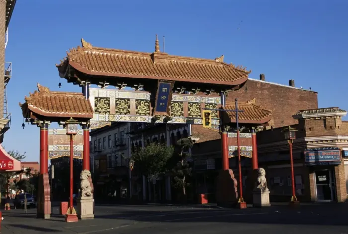 Framed Print : Chinatown, Victoria, British Columbia (B. C. ), Canada, North America Framed Print : Chinatown, Victoria, British Columbia (B. C. ), Canada, North America