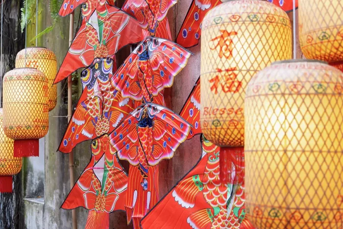 Framed Print : Chinese decorations in Kwai Chai Hong alleyway, Chinatown, Kuala Lumpur, Selangor, Malaysia Framed Print : Chinese decorations in Kwai Chai Hong alleyway, Chinatown, Kuala Lumpur, Selangor, Malaysia