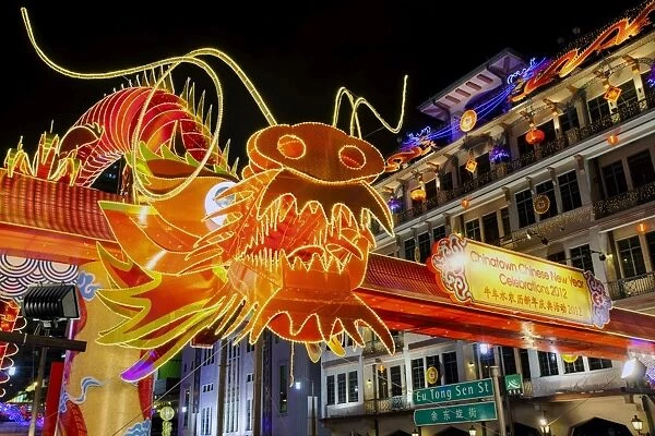 Chinese New Year Celebrations, New Bridge Road, Chinatown, Singapore, Southeast Asia, Asia
