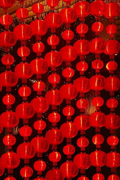 Chinese New Year lights, Macao, China, Asia