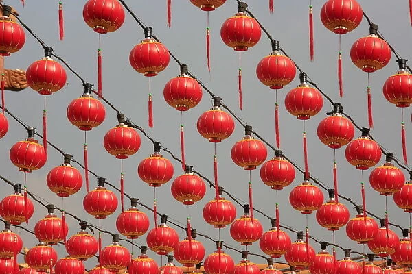 Chinese new year, Thean Hou Chinese temple, Kuala Lumpur, Malaysia, Southeast Asia, Asia