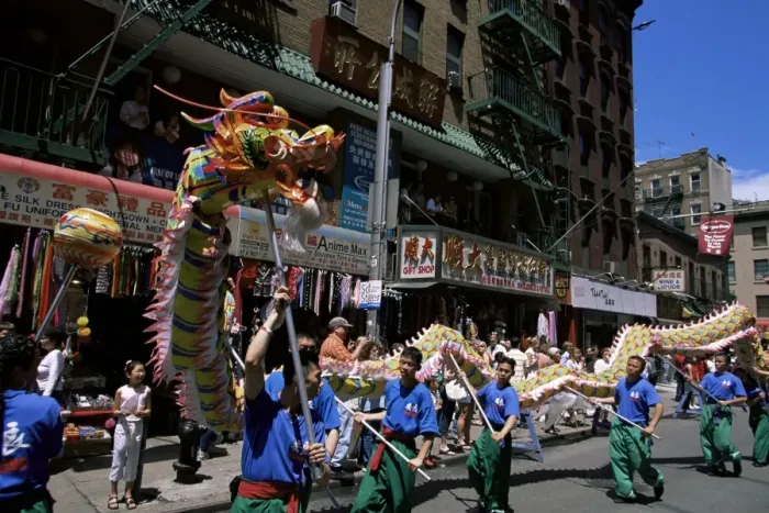 Framed Print : Chinese parade