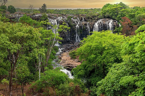 Chiumbe waterfalls, Lunda Sul, Angola, Africa