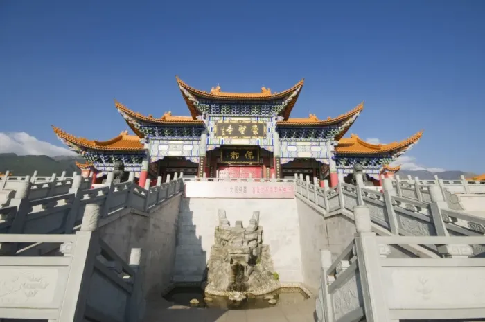 Framed Print : Chongsheng Temple in Dali Town, Yunnan Province, China, Asia Framed Print : Chongsheng Temple in Dali Town, Yunnan Province, China, Asia