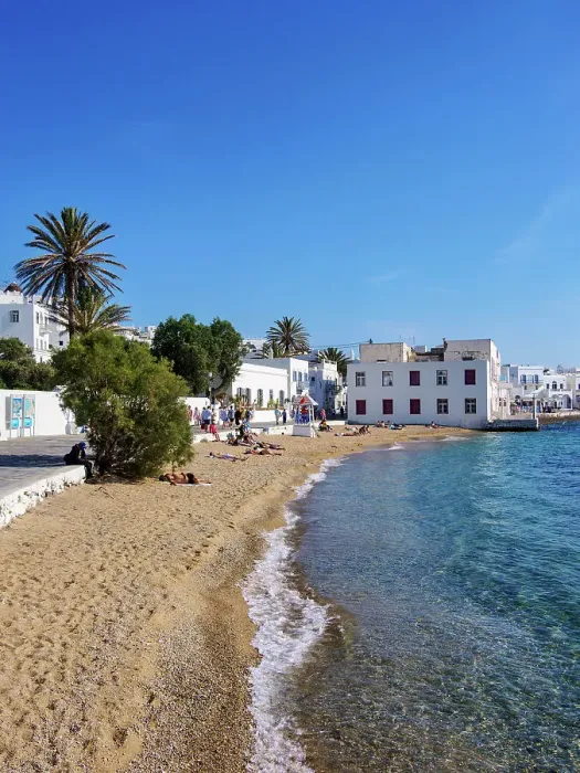 Framed Print : Chora Beach, Mykonos Town, Mykonos Island, Cyclades, Greek Islands, Greece, Europe Framed Print : Chora Beach, Mykonos Town, Mykonos Island, Cyclades, Greek Islands, Greece, Europe
