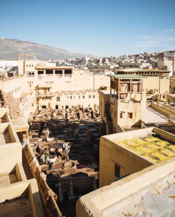 Framed Print : Chouara Tannery, Medina, Fes el Bali, Fes, Morocco, North Africa, Africa Framed Print : Chouara Tannery, Medina, Fes el Bali, Fes, Morocco, North Africa, Africa
