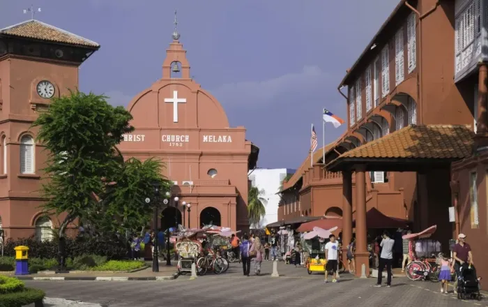 Framed Print : Christ Church in the town square, Melaka (Malacca), UNESCO World Heritage Site, Malaysia Framed Print : Christ Church in the town square, Melaka (Malacca), UNESCO World Heritage Site, Malaysia