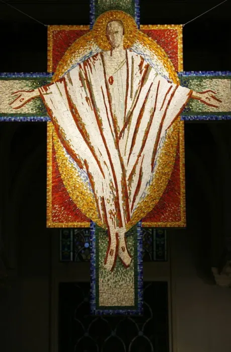Framed Print : Christ on the Cross at Saint-Honore d Eylau church, Paris, Ile de France, France Framed Print : Christ on the Cross at Saint-Honore d Eylau church, Paris, Ile de France, France