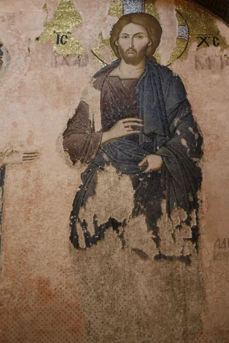 Framed Print : Christ in Kariye Camii (Holy Saviour in Chora church), Istanbul, Turkey, Europe