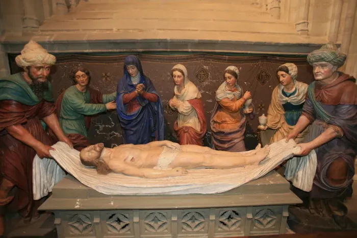 Framed Print : Christ lain in his grave, Quimer Cathedral, Quimper, Finistere, Brittany, France, Europe Framed Print : Christ lain in his grave, Quimer Cathedral, Quimper, Finistere, Brittany, France, Europe
