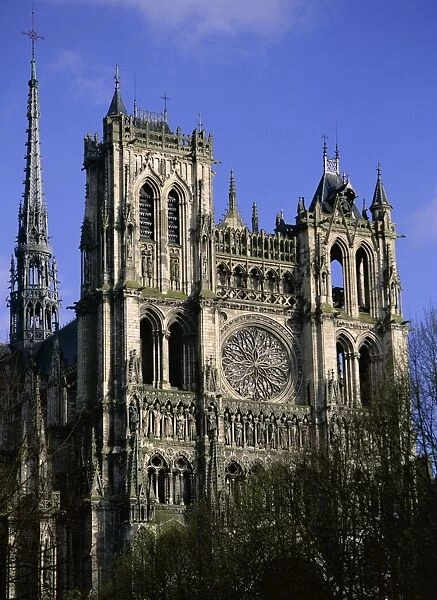 Christian Cathedral of Notre Dame, UNESCO World Heritage Site, Amiens, Somme