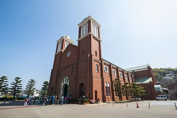 Christian church in Nagasaki, Kyushu, Japan, Asia