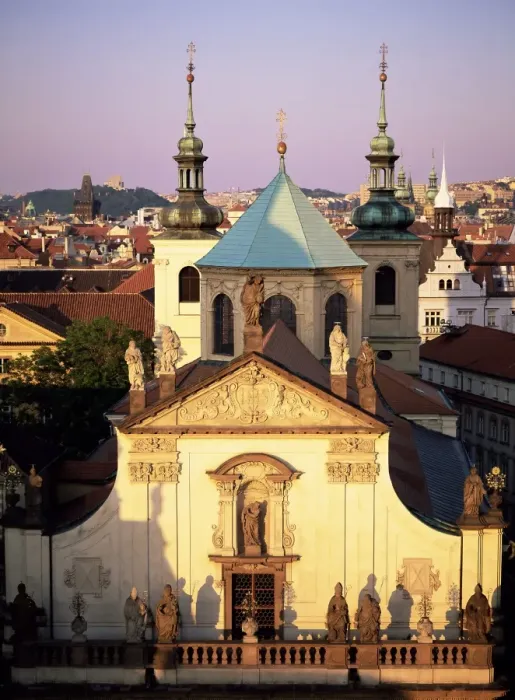 Framed Print : Christian church and spires on the city skyline, Prague, Czech Republic, Europe Framed Print : Christian church and spires on the city skyline, Prague, Czech Republic, Europe