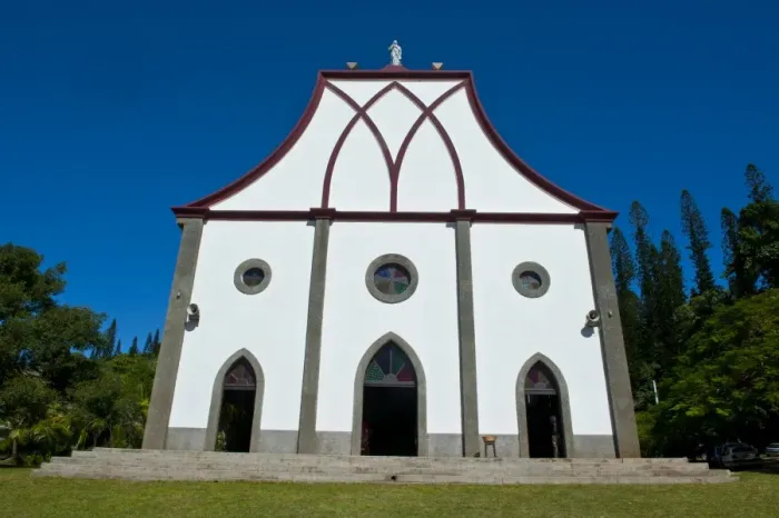 Framed Print : The Christian church of Vao, Ile des Pins, New Caledonia, Melanesia, South Pacific, Pacific Framed Print : The Christian church of Vao, Ile des Pins, New Caledonia, Melanesia, South Pacific, Pacific