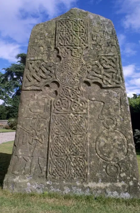 Framed Print : Christian Pictish cross Framed Print : Christian Pictish cross