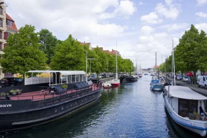Framed Print : Christianshavn canal, Copenhagen, Denmark, Europe Framed Print : Christianshavn canal, Copenhagen, Denmark, Europe