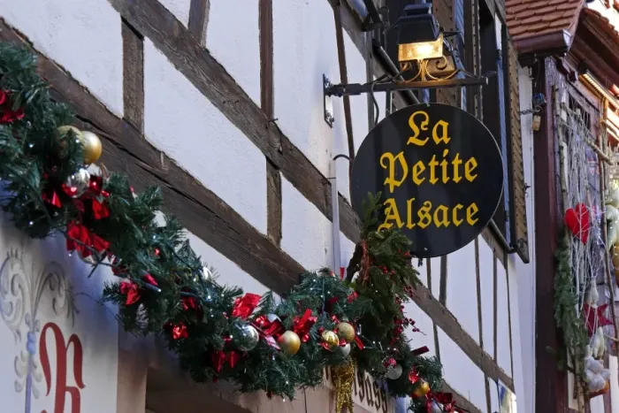 Framed Print : Christmas decoration in the old town Petite France, Strasbourg, Alsace, France, Europe Framed Print : Christmas decoration in the old town Petite France, Strasbourg, Alsace, France, Europe