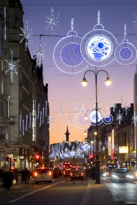 Framed Print : Christmas lights on The Strand, London, England, United Kingdom, Europe Framed Print : Christmas lights on The Strand, London, England, United Kingdom, Europe