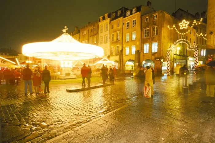Framed Print : Christmas market, Place Saint Louis (St. Louis Square), Metz, Moselle, Lorraine Framed Print : Christmas market, Place Saint Louis (St. Louis Square), Metz, Moselle, Lorraine