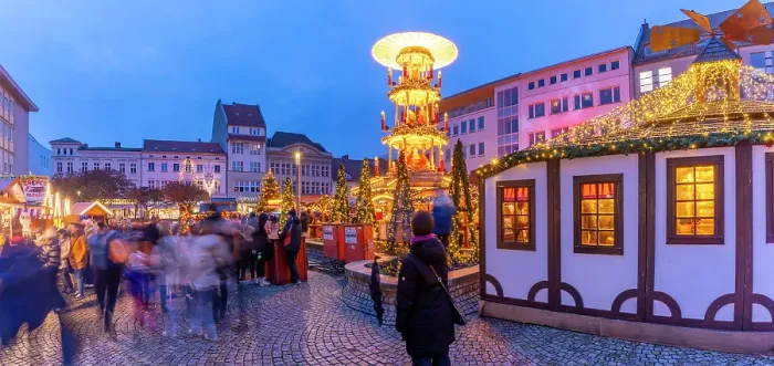 Framed Print : Christmas Market stalls in the market square in Altstadt Spandau at dusk, Spandau, Berlin, Germany Framed Print : Christmas Market stalls in the market square in Altstadt Spandau at dusk, Spandau, Berlin, Germany