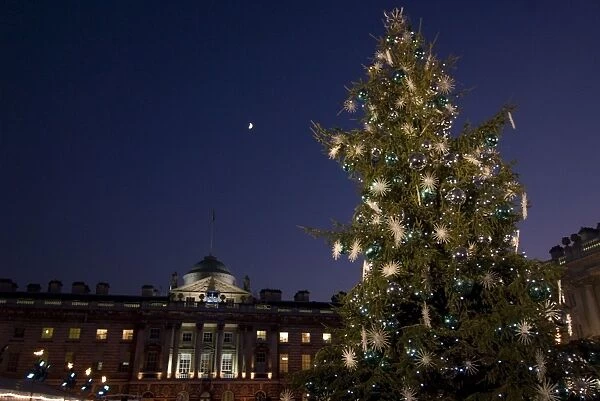 Christmas at Somerset House, London, England, United Kingdom, Europe