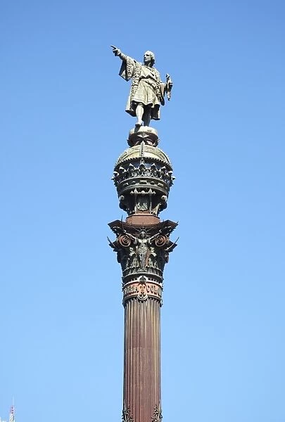 Christopher Colombus Monument, Barcelona, Spain, Europe