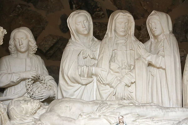 Christs entombment, Les Sauvages, Rhone, France, Europe