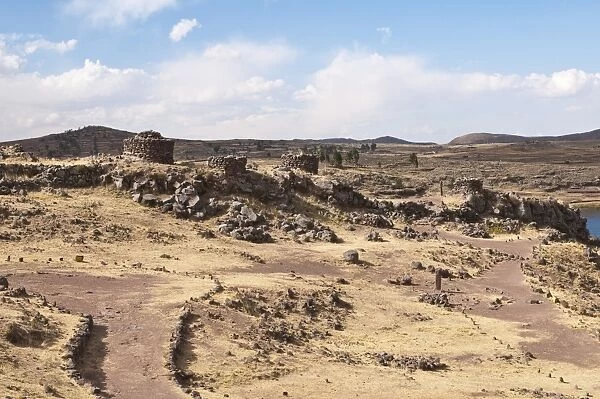 Chullpas de Sillustani, Puno, Peru, South America