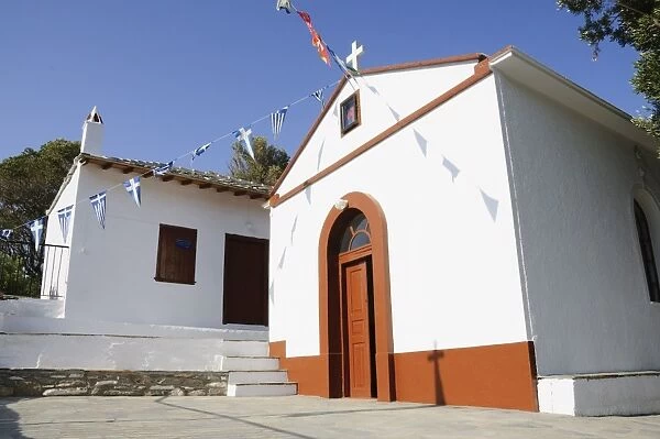 Church of Agios Ioannis, used in the film Mamma Mia for the wedding scene