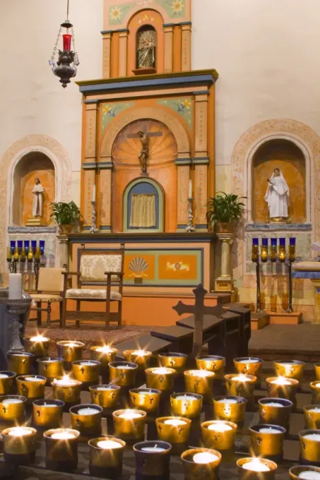 Framed Print : Church altar in Mission Basilica San Diego de Alcala, San Diego, California Framed Print : Church altar in Mission Basilica San Diego de Alcala, San Diego, California