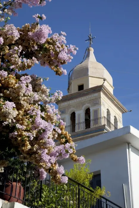 Framed Print : Church belltower in a village near Vanato, Zakynthos, Ionian Islands, Greek Islands Framed Print : Church belltower in a village near Vanato, Zakynthos, Ionian Islands, Greek Islands