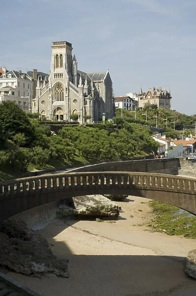 Church, Biarritz, Basque country, Pyrenees-Atlantiques, Aquitaine, France, Europe