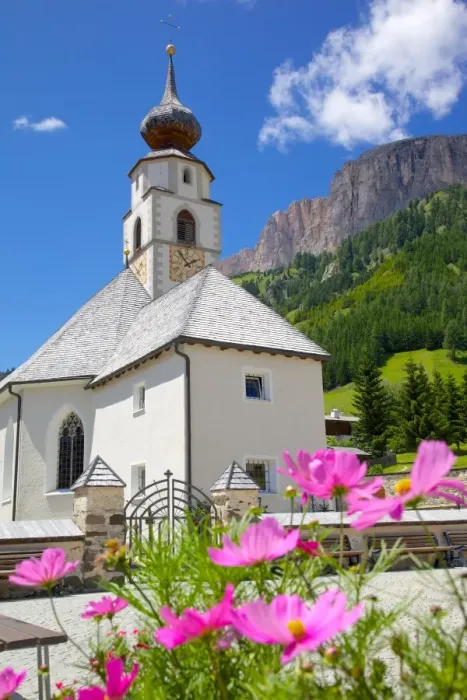 Framed Print : Church, Colfosco, Badia Valley, Bolzano Province, Trentino-Alto Adige, Italy, Europe Framed Print : Church, Colfosco, Badia Valley, Bolzano Province, Trentino-Alto Adige, Italy, Europe