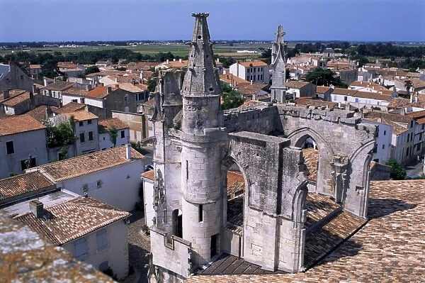 Church dating from the 15th century, St. Martin, Ile de Re, Poitou Charentes